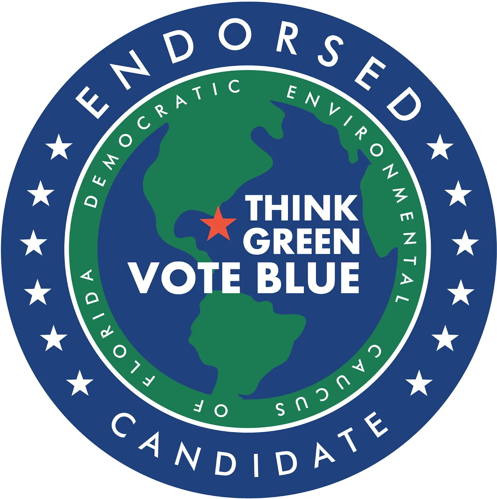 Democratic Environmental Caucus endorsement logo